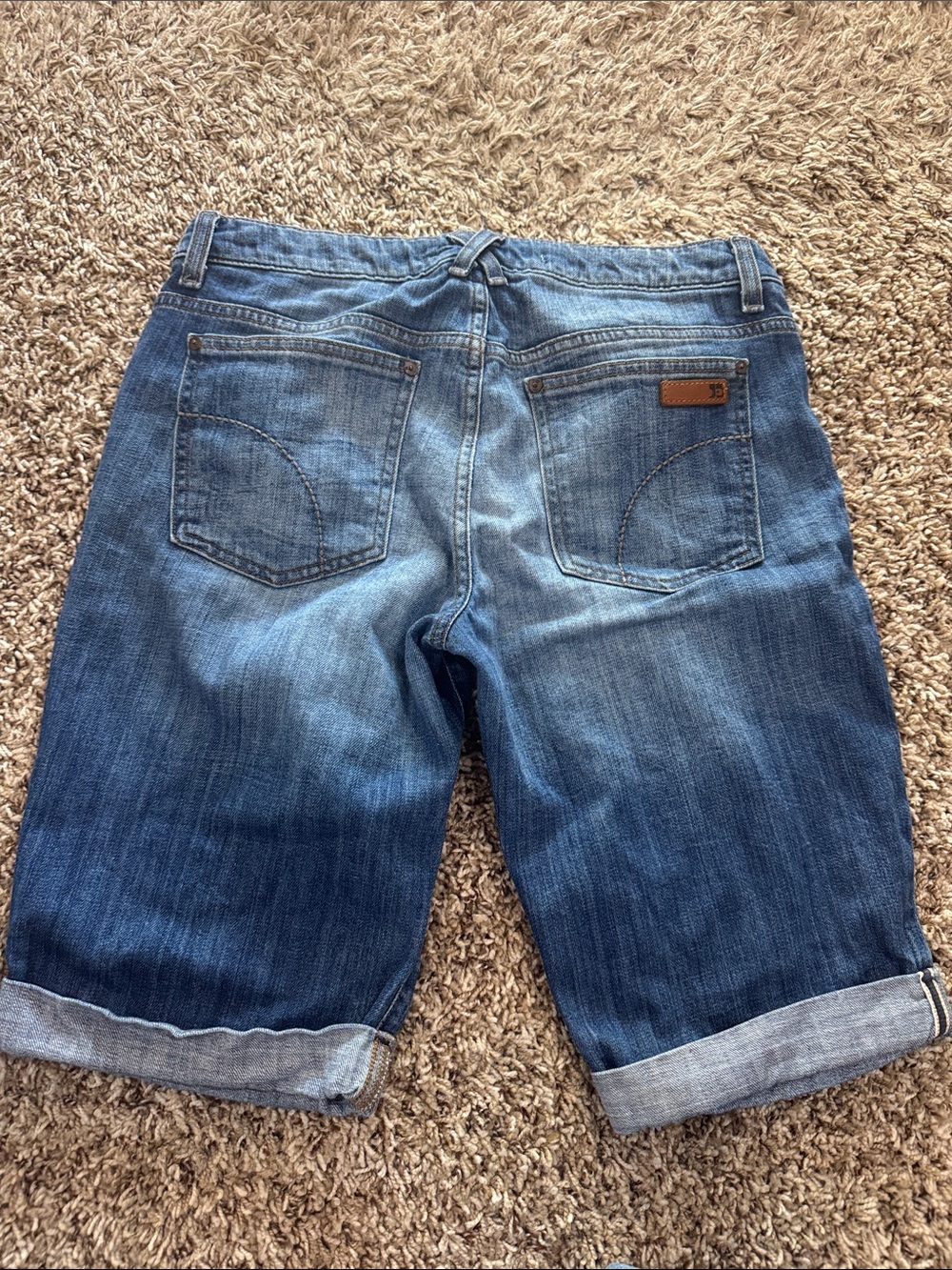 Woman's Bermuda Dark Blue Denim Shorts - Joe's Jeans 30